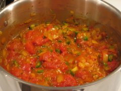 Stir in Chillies & Tomatoes