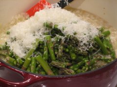 Add Cheese & Asparagus,  Bake Again