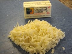 Grate Cheese & Slice Butter
