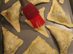 Brush With Oil and Bake Until Golden