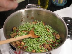 Pour in Peas