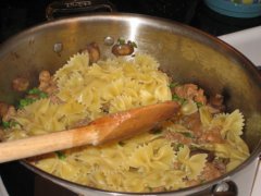 Stir in the Pasta