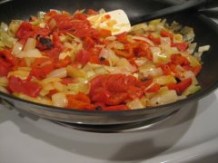 Onions, Peppers & Garlic