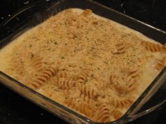 Layer with Sauce & Bread Crumbs Layer with Sauce & Bread Crumbs