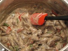 Stir in the Sour Cream