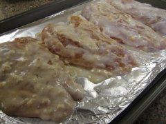 Coat the Chicken and Broil